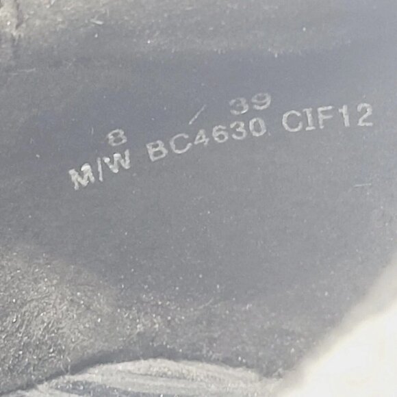 BOC Born Concept Black Leather Slip On Embossed Clogs Women's BC4630 Size 8 / 39 - Picture 11 of 12